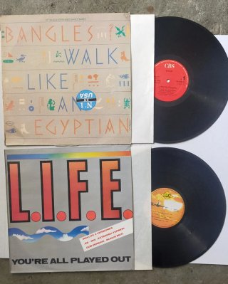 4 Maxi singles de los 80