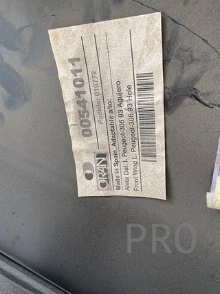 Aleta Peugeot 306 541011 nuevo