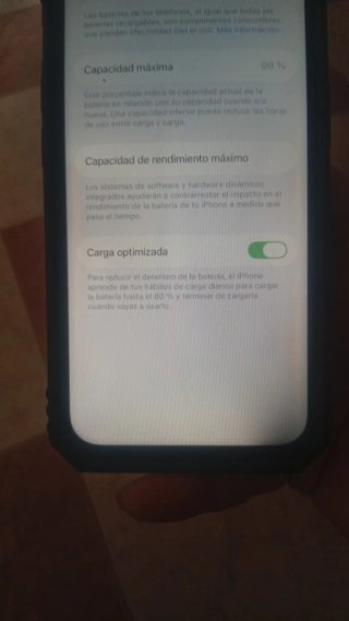 iPhone13 Salud batería 98 problemas. Que se apaga