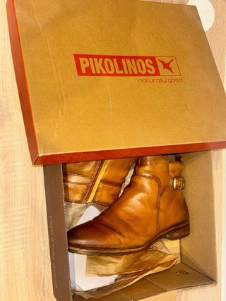 Botines Pikolinos Piel Marrón Talla 38