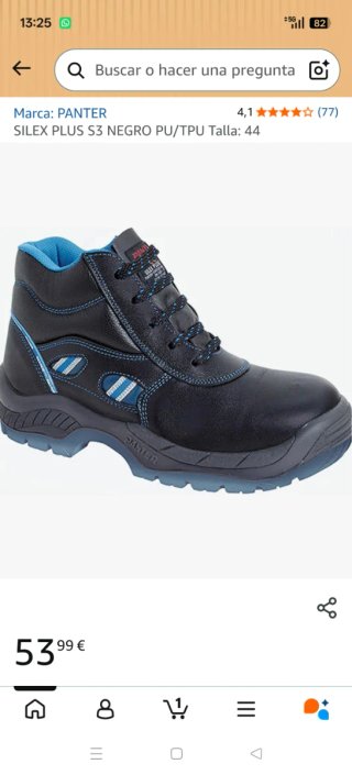 Bota de seguridad Panter Silex Plus s3