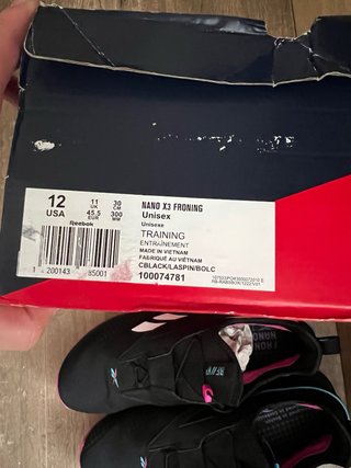 Reebok Nano X3 Froning EU 45.5 Nuevas