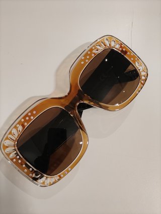 Occhiali da sole donna marrone/oro