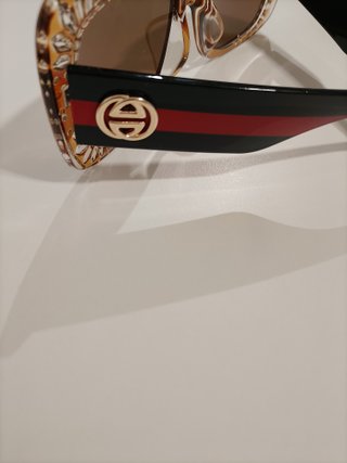 Occhiali da sole donna marrone/oro