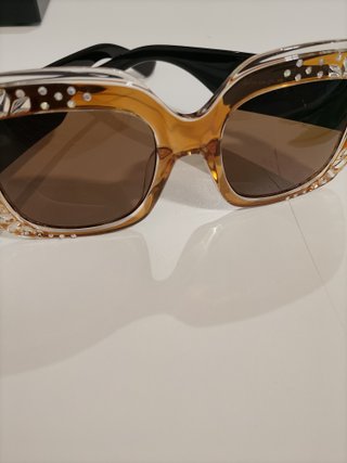 Occhiali da sole donna marrone/oro