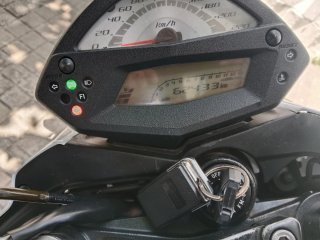Kawasaki ER-6n Naked Blanca