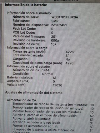 MacBook Pro 2010 i7 Plata
