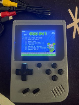 Consola Portátil con 500 Juegos