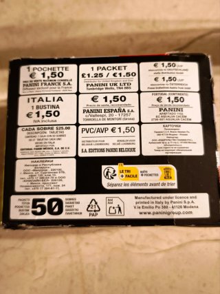Caja 50 sobres World Cup 26.Leer anuncio