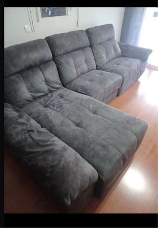 Sofá Chaiselongue Gris