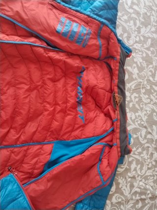 Chaqueta Dynafit Plumas Azul, talla M-L, hombre