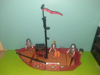 Barca Romana Playmobil con Figuras