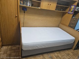 Cama articulada con colchón