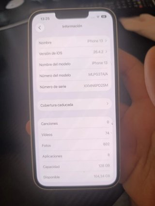 iPhone 13 Blanco 128GB – Original, Como Nuevo