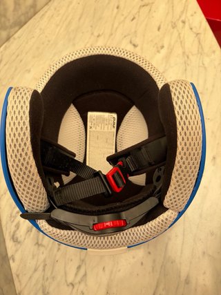 Casco infantil esquí azul
