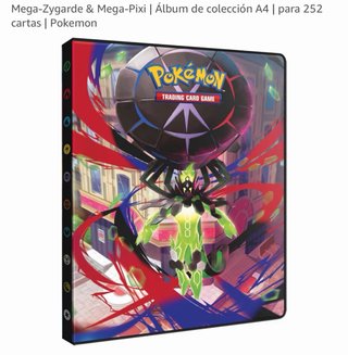 Álbum Pokémon A4 para 252 cartas