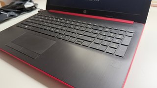 Portátil HP 15-DA2001NS Negro y Rojo