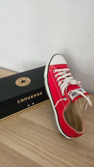 Converse Bambas Rojas Talla 43