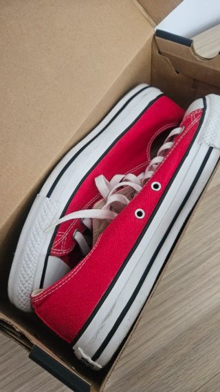 Converse Bambas Rojas Talla 43