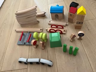 Tren de juguete  IKEA LILLABO madera