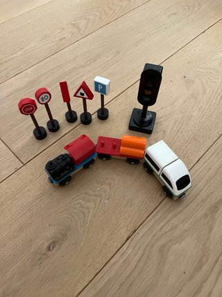 Tren de juguete  IKEA LILLABO madera