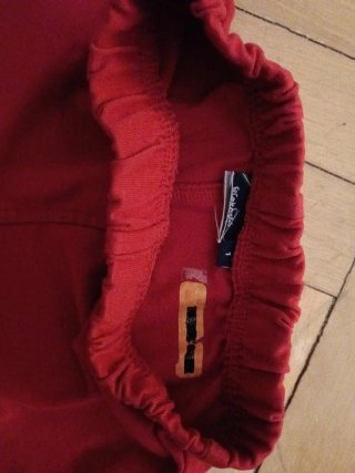 2 Pantalones cortos chándal rojo colegio