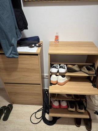 2 Muebles Zapatero IKEA Madera