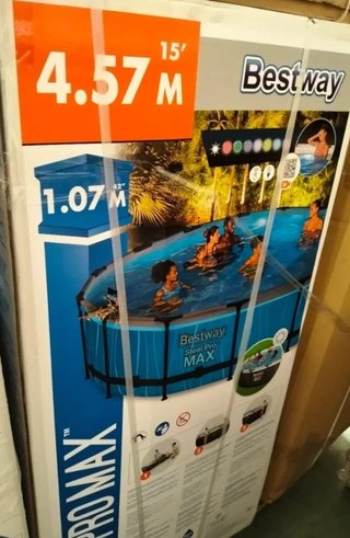 Piscina Desmontable Bestway Steel ProMAX 457x107