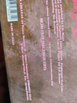 Emerson Lake & Palmer Vinilo LP