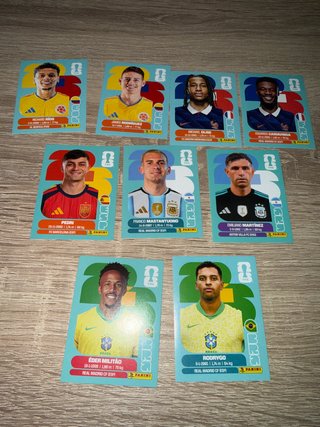 Lote cromos Mundial Stickers Panini