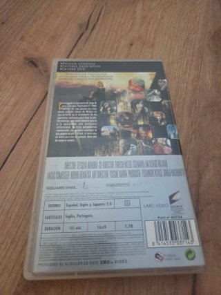 Final Fantasy VII Advent Children PSP UMD Video