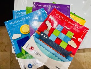 Libros texto 3 primaria Santillana