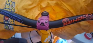 Bicicleta Dirt Jump/Pump Track Amarilla