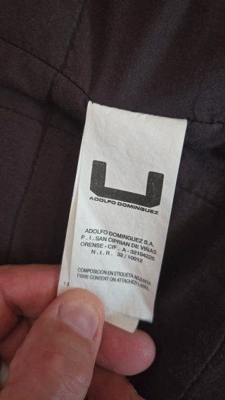 Chaqueta Adolfo Domínguez Talla XL Vintage
