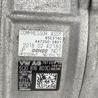 Compresor aire acondicionado Skoda Superb 2.0 TDI 5Q0816803D