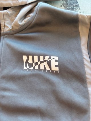 Conjunto Nike Gris Largo