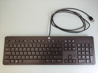 Teclado HP Slim USB KBAR211 Negro