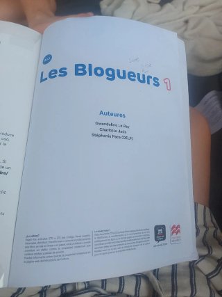 1°ESO Libro de texto Francés de ejercicios.Les Blo