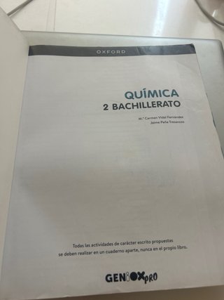 Química 2 Bachillerato