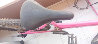 Bicicleta rosa fucsia