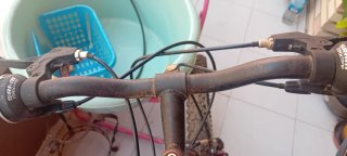 Bicicleta rosa fucsia