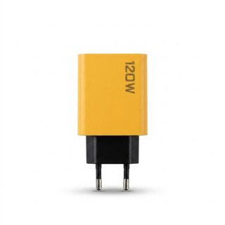 Cargador GaN 120W 4 Puertos USB-C y USB-A