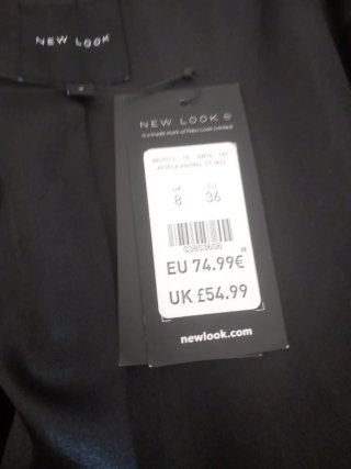 Abrigo estampado New Look Talla M