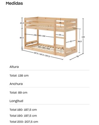 Litera 80 Montessori Madera Maciza