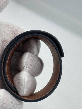 Pulsera Loewe Cuero Marrón Anagram