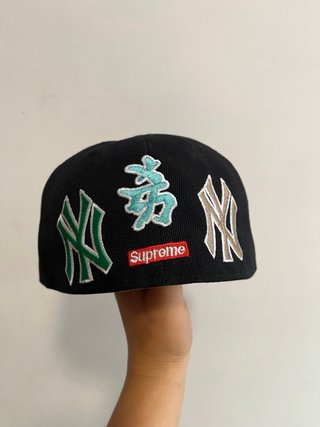 Gorra Supreme x New Era Yankees Kanji Negra