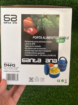 Porta alimentos doble Santa Ana M-511