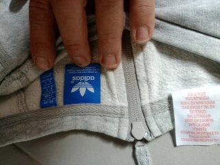 Sudadera Adidas Retro Gris y Rosa