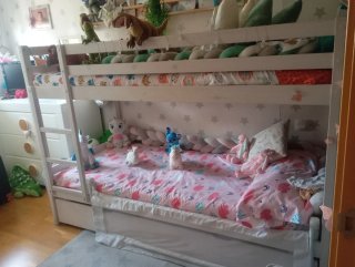 Litera con cama nido 90x200