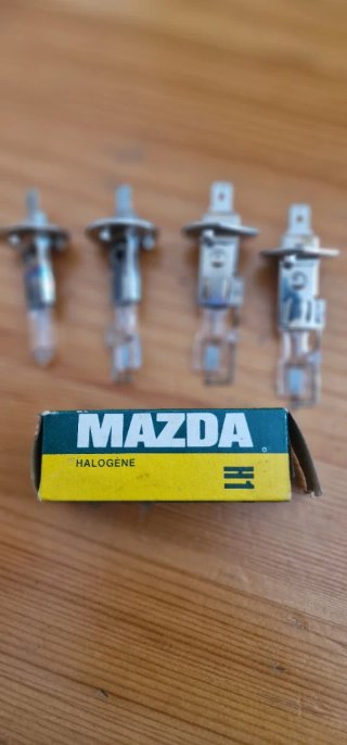 5 Bombillas Halógenas Mazda H1